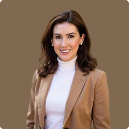 A collection of professional team headshots, office meeting scenes, a testimonial quote icon, and a 'Best Executive Career Coach' award badge.